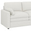 Canapé moderne à 3 places avec coussin épais, canapé rembourré confortable avec 2 coussins-160788849
