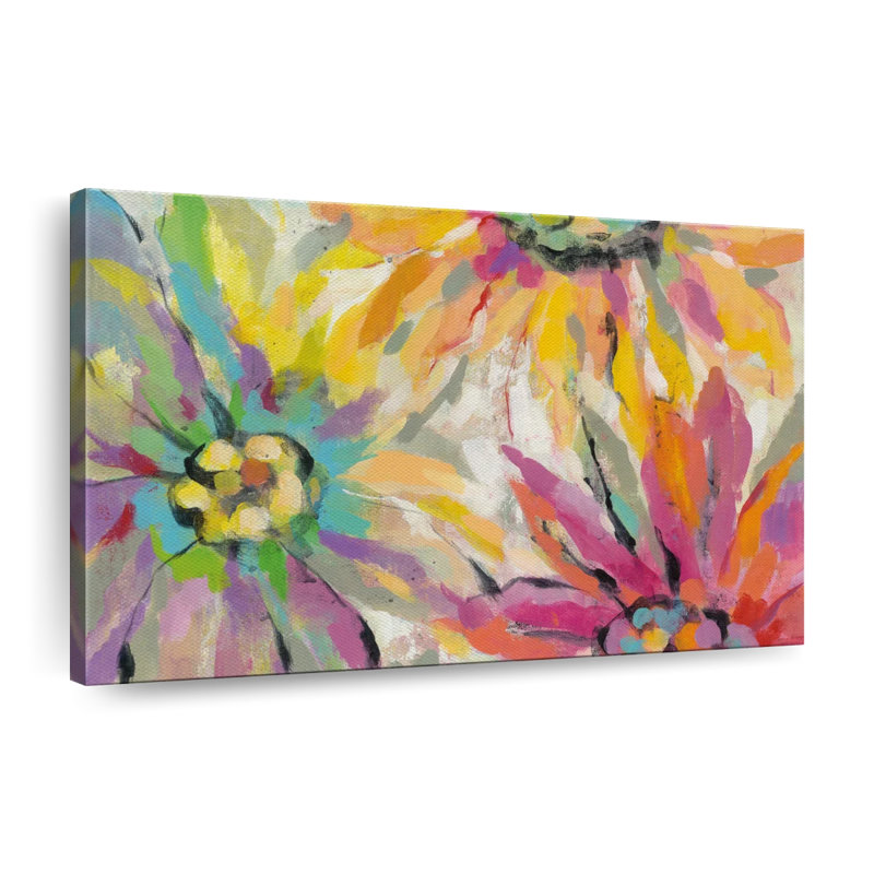 Abstracted Petals I Canvas Print, 26" H x 39" W x 1.25" D