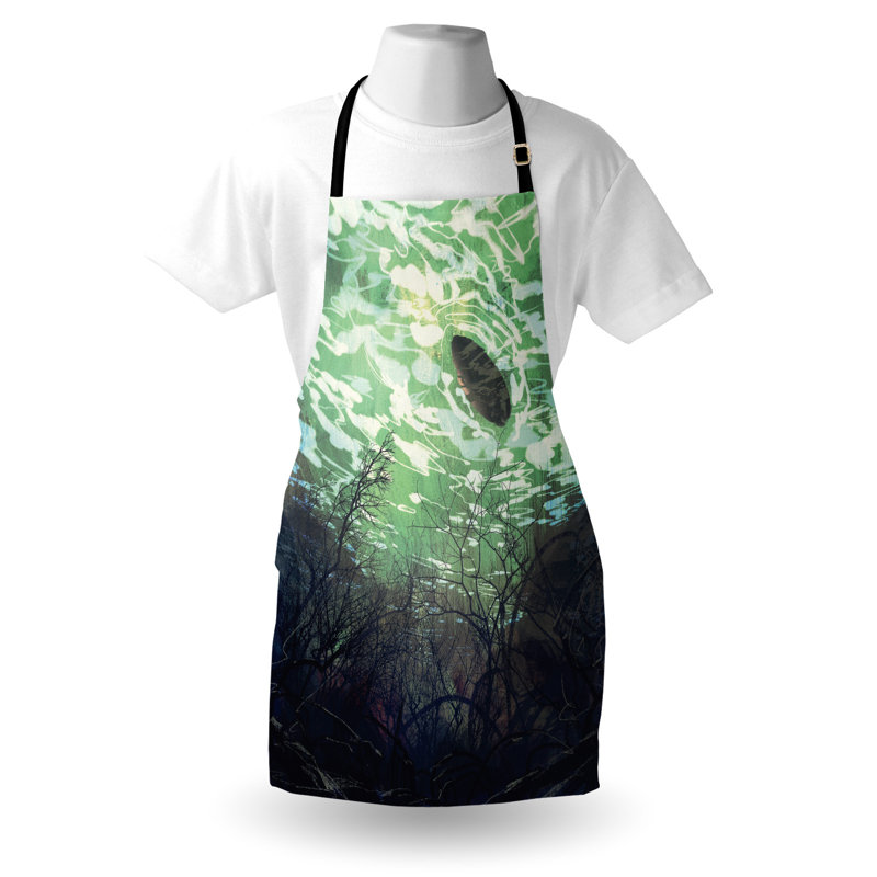 No Pattern Bib Apron