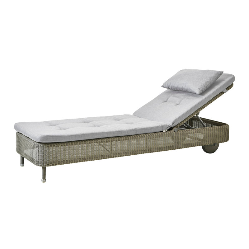 Presley Sunbed, Gray, Taupe