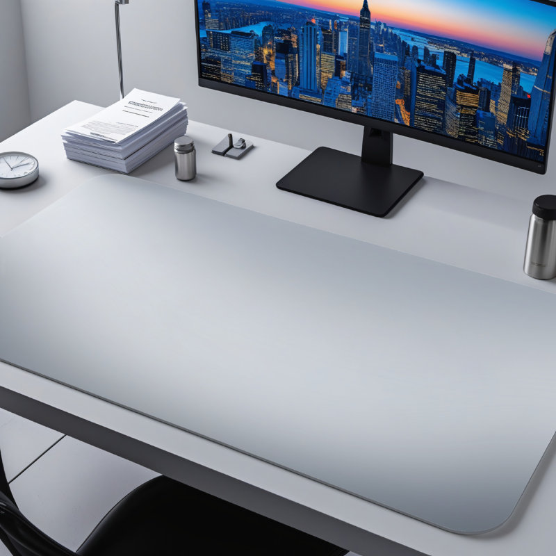 Polyester Desk Pad, 14.4x12.1