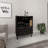 Vance 40-Inch High Bar Cabinet with 6 Wine Bottle Rack, 2-Door Storage Cabinet and Compact Top Surface