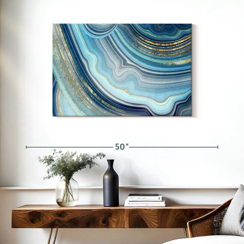 Avery Blue Marble Abstract