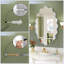 Miroir mural ovale à vagues-424083132-424083131