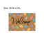 Easter Eggs Colorful Spring Welcome Doormat,24L x 36W, for Entrance Porch