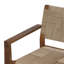 Fauteuil club d'extérieur en bois d'acacia Braeton Contemporary Coastal-126039018