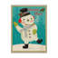 Reproduction d’art sur toile, "Retro Christmas 3" par Holli Conger
