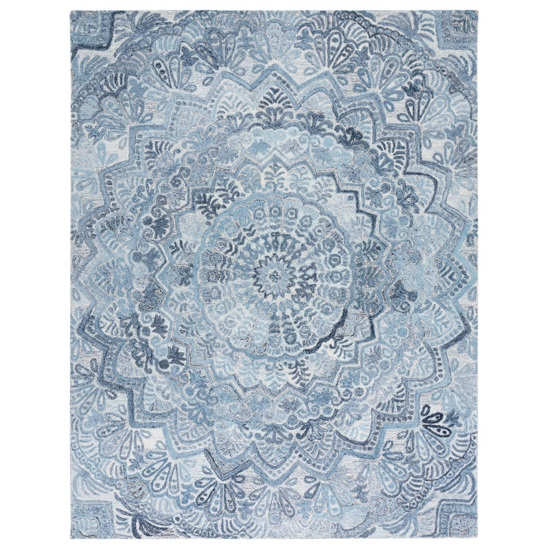 Tapis oriental performance touffeté à la main Hust, Rectangle 8 pi x 10 pi