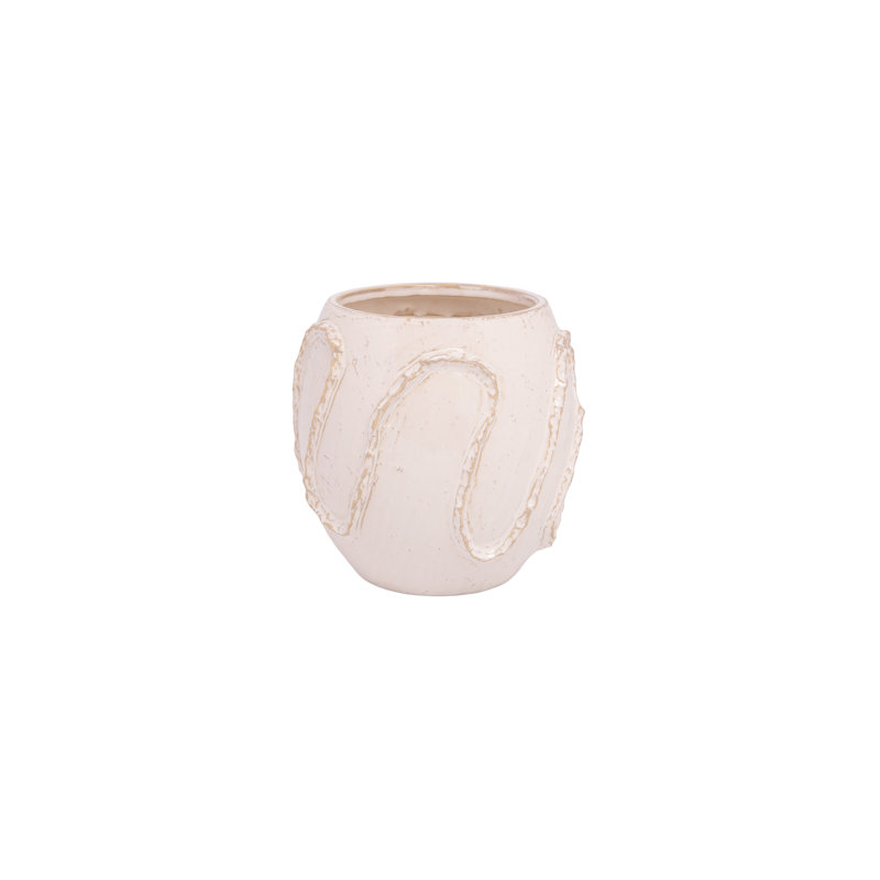Ceramic Vase Finish White