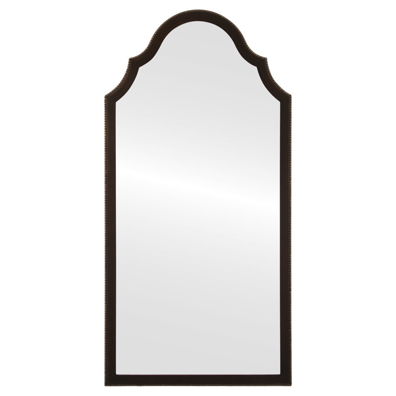 Miroir pleine grandeur Couran, 47,38 po x 23,38 po, Bronze huilé