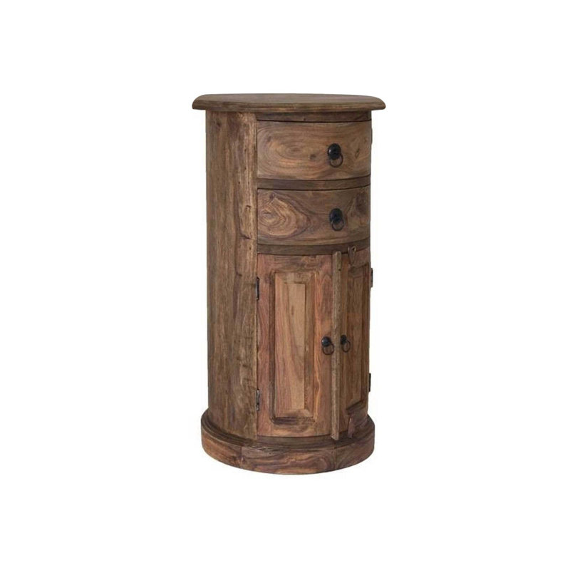 Leeds Solid Wood 50 cm W Chest of 2 Drawers