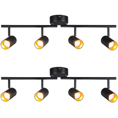 27.56'' 4 -Light Fixed Track Track Kit with Dimmable