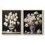 «FLORAL Series DCCIV», reproduction encadrée de qualité supérieure - prête à être accrochée - aucun clou requis - aucun clou requis-1298322720-1298322727