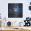 «LH 95 Star Cluster», télescope Hubble, art mural en métal, 36 po x 36 po-100847224