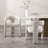Jamali Upholstered Faux Leather Dining Arm Chairs Solid Back Barrel Dining Chairs Set of 1/2/3/4-1691404913-1691404919