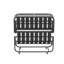 Lit pliant de 75 po x 46 po de large avec tête de lit réglable, lit extra long escamotable pour les personnes de grande taille, matelas en mousse viscoélastique de 5 po, lit d'invité robuste sur roulettes, lit simple spacieux-812402059