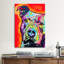 «Thoughtful Pit Bull», reproduction sur toile tendue-72675548-22931588