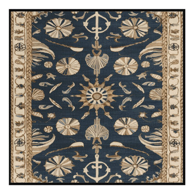 Machine Washable Turkish Black Area Rug