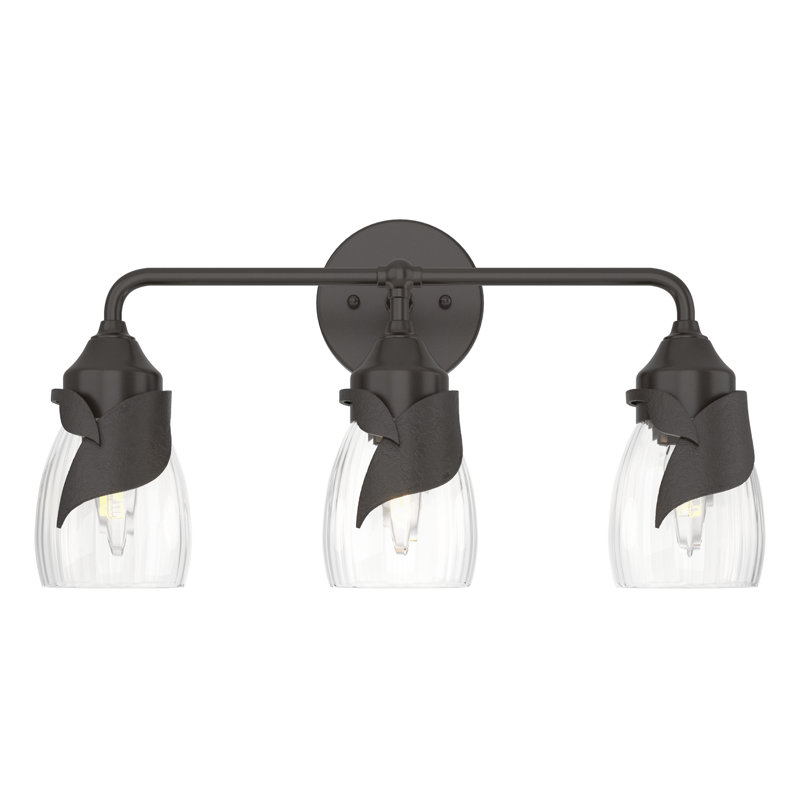 Lapas 3 - Light Dimmable Vanity Light, Water Clear, Oil Rubbed Bronze