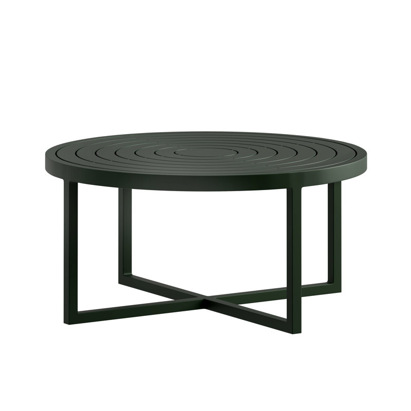 Round Cocktail Table, Sherwood Green