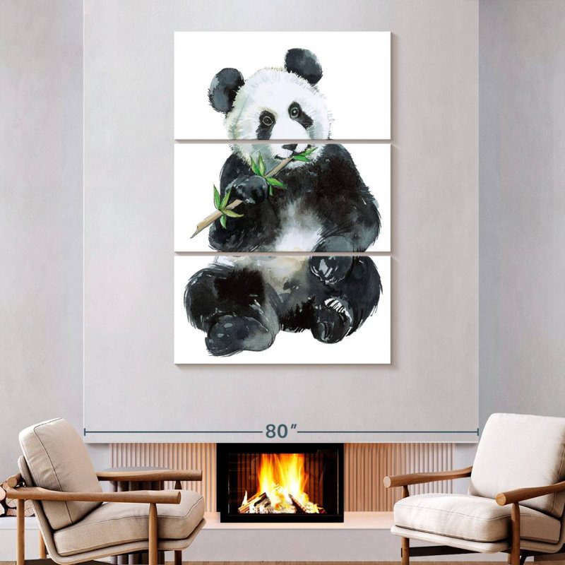 Brampt Adorable Baby Panda, 74" H x 48" W