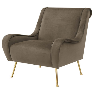 Fauteuil d'appoint à coussin truffé Lundy