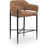 Tissu de polyester cognac