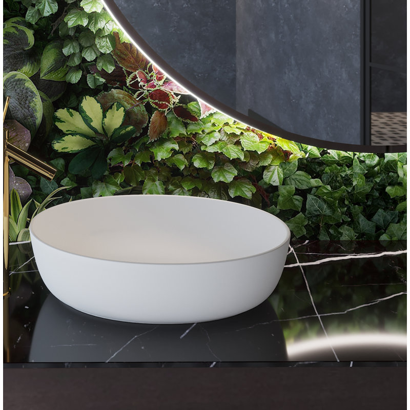 CasaDiVanna Bernini 540mm L x 380mm W Marble Oval Sink