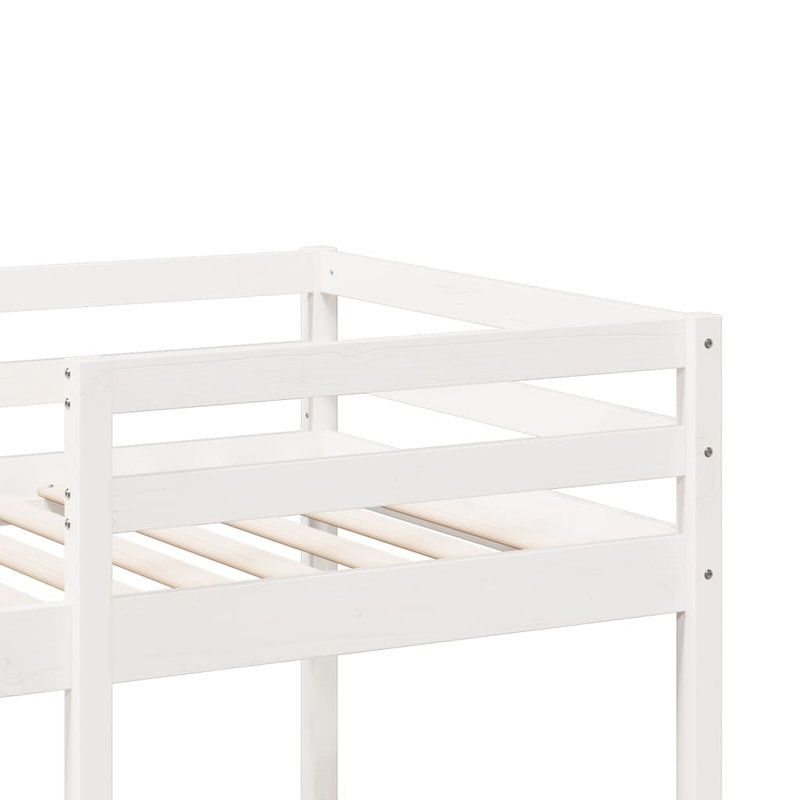 Sherbrooke High Sleepers with Trundle Included, Small Single (75 x 190 cm), White