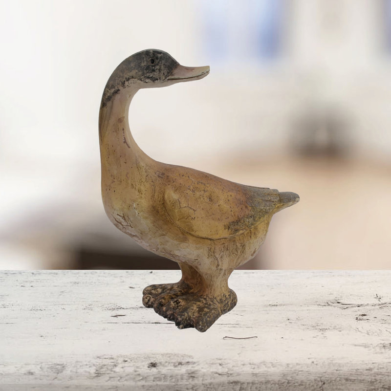 Seamus GOOSE 30cm Carved Wood Effect