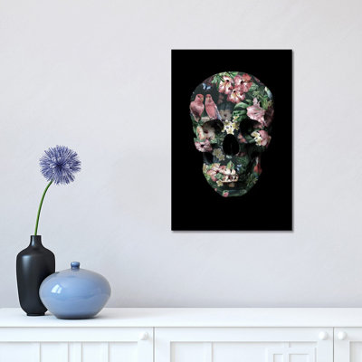Tropic Skull 1 Piece Wrapped Canvas Painting