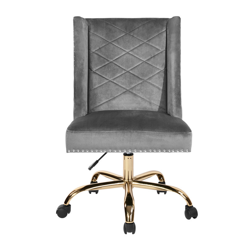 Zilla Polyester Blend Executive Chair, Grey