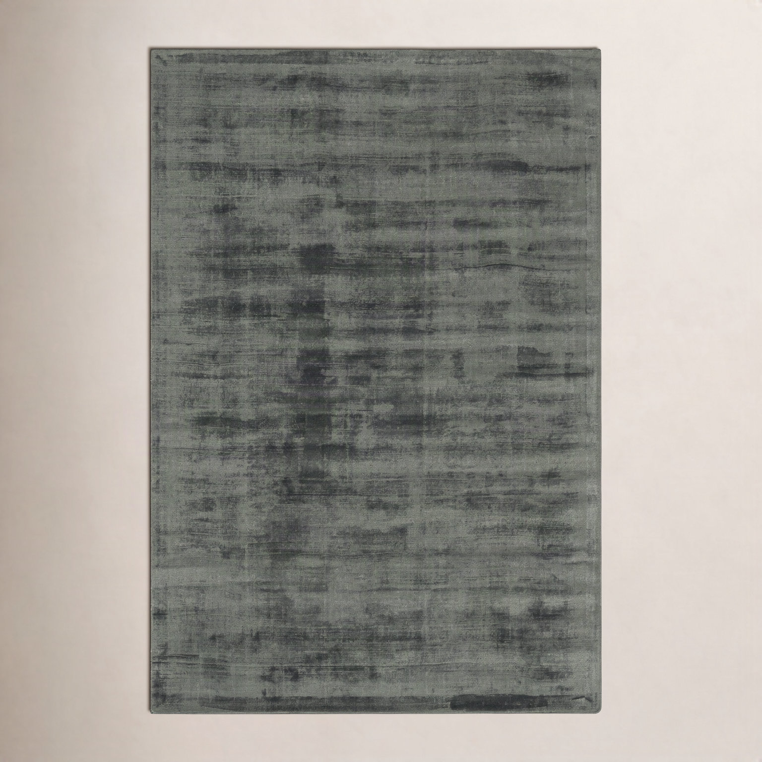 Fennel Hand-Loomed Viscose Rug, Rectangle 6' x 9'