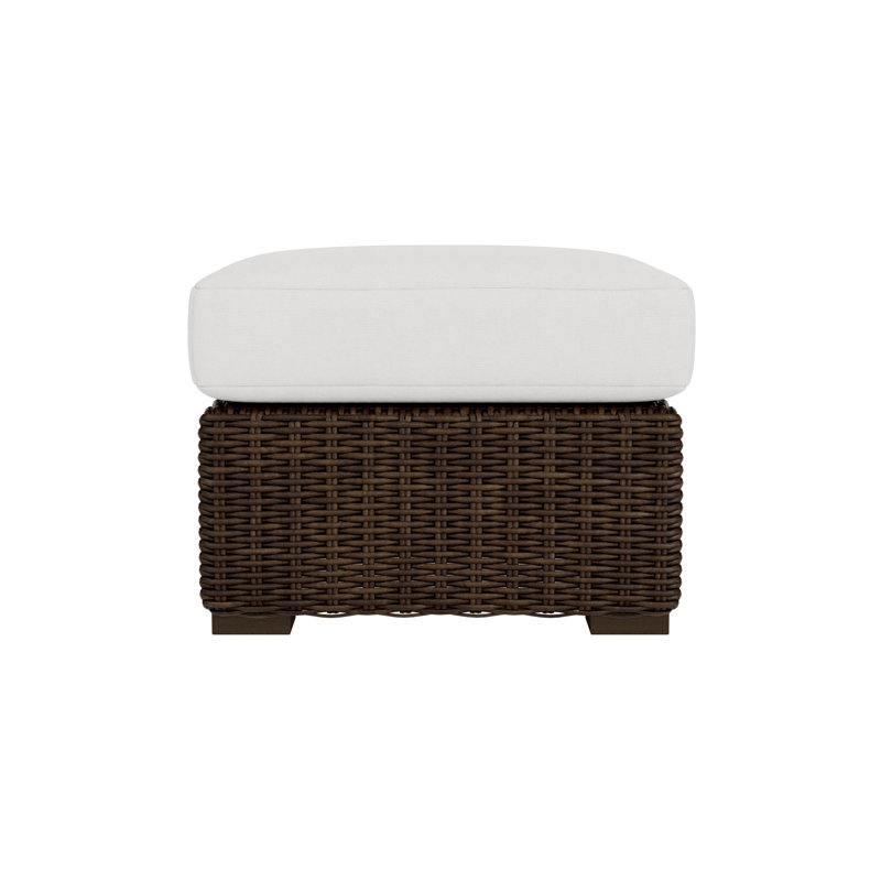 Mesa Outdoor Ottoman, Canvas Spa Sunbrella® Canvas