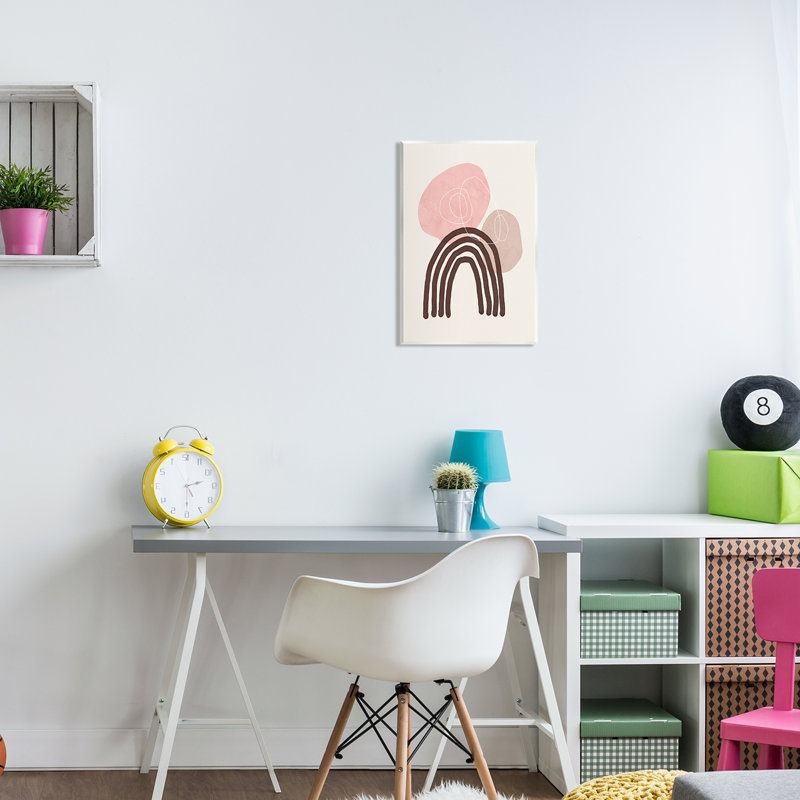 Fun Boho Rainbow Shapes - impression, H 19 po x l 13 po x P 0,5 po, Unframed