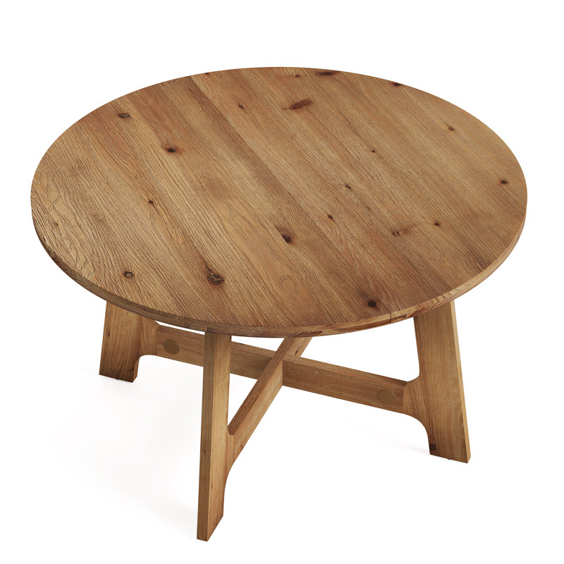 Round Solid Wood Dining Table