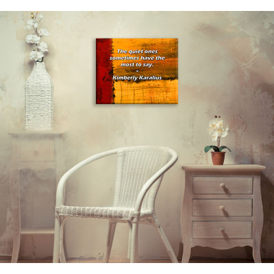 Astoria Grand Gallery Wrapped Canvas By Karl Gutzkow: "People give us credit only for what we ourselv