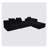 Modular Sectional Sofa Black Couches 4 Seat Modular Foam Sectional Couches For Living Room With 1 Ottoman, Cloud Couch With Oversized Chaise-942863252