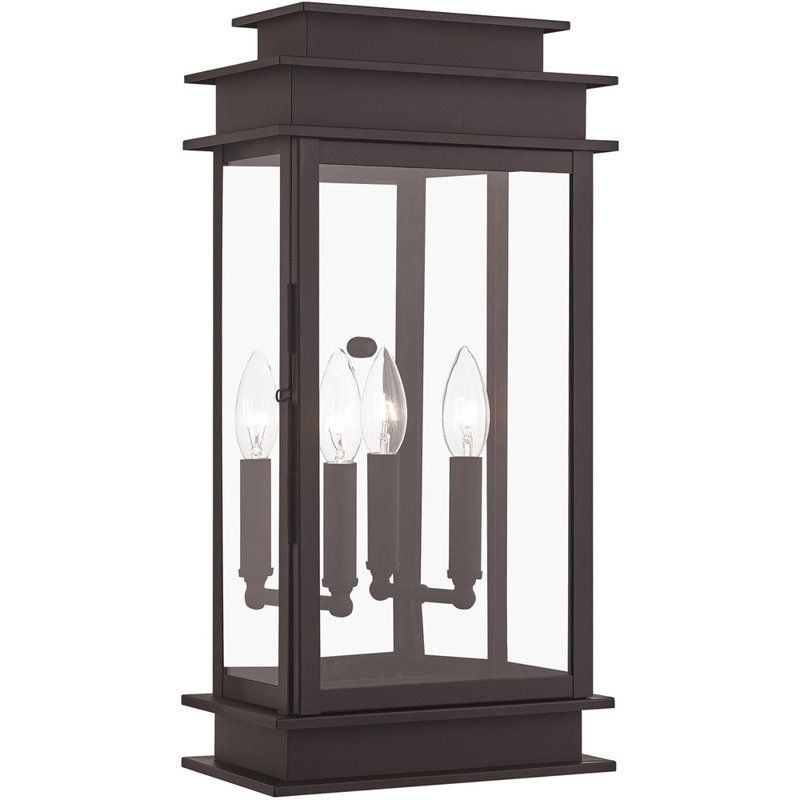 Lanterne murale d'extérieur 2 lumières Cortana, H 19 po x l 9,5 po x P 9,5 po, Bronze
