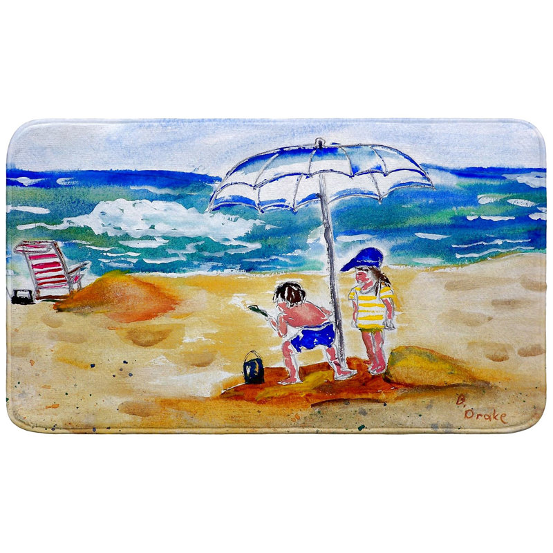 Garçon à la plage, Simple - L 18 po x l 30 po