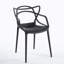 Chaise de salle à manger en plastique 4 pièces-1330117318