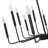 12- Light Dimmable candle Chandelier-1061452701