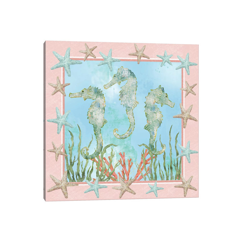 Coastal Life I by Jade Reynolds - Wrapped Canvas Print, 66.04 cm H x 66.04 cm W x 3.175 cm D