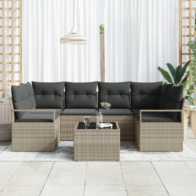120cm Wide Patio Sofa with Cushions