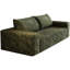 71 po. Velours côtelé confortable à 3 places, tissu doux pour la peau, mousse haute densité, sans assemblage, conception ergonomique pour un coin détente, et confortable, éponge, idéal pour une conférence, confortable