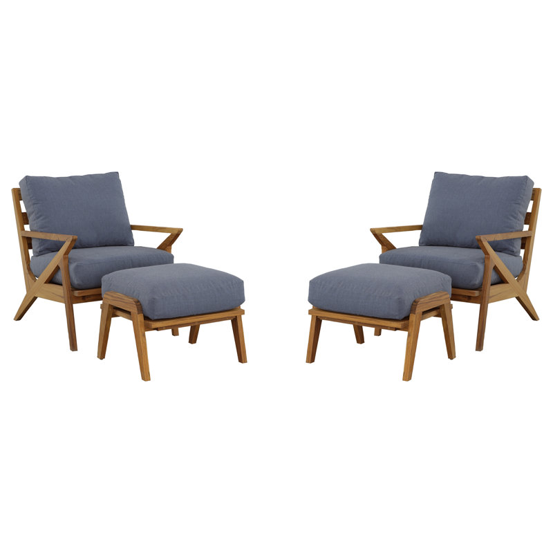 Hatteras Outdoor - Piece Conversation Set, Steel