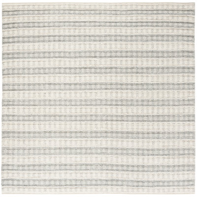 Tapis rayé en soie de bambou Russo