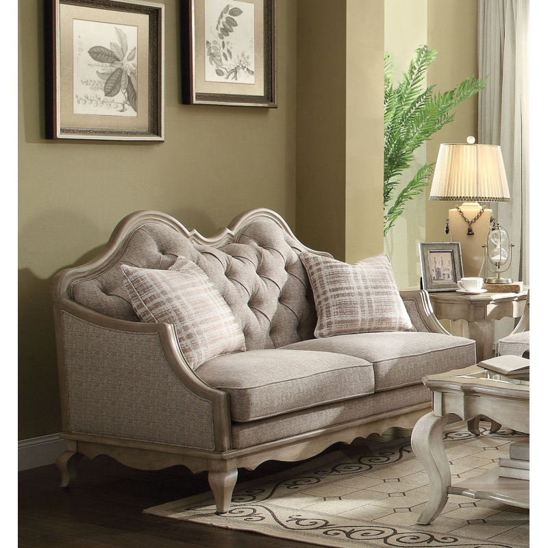 Tasker Upholstered 62'' Loveseat