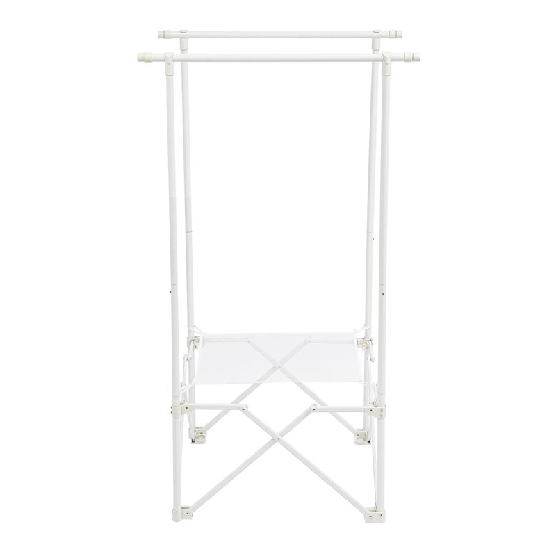 Porte-vêtements pliable, Blanc