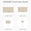 Ensemble de serviettes 100% coton 400GSM Essential-102362690-112065823